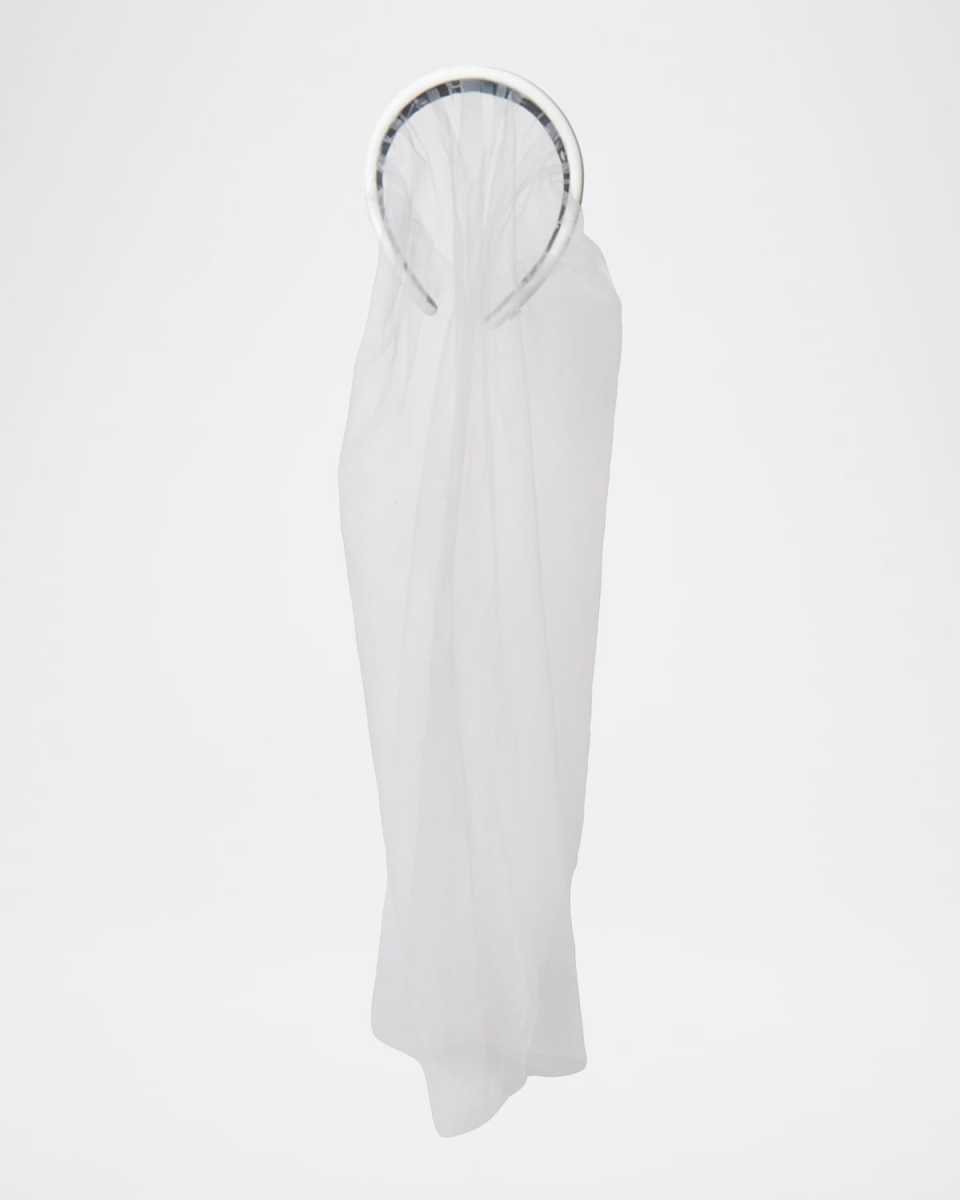 Alice Satin Headband with Veil